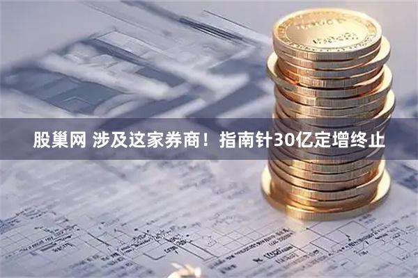 股巢网 涉及这家券商！指南针30亿定增终止