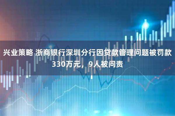 兴业策略 浙商银行深圳分行因贷款管理问题被罚款330万元，9人被问责
